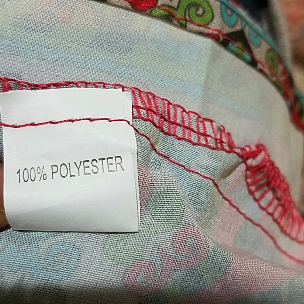 Colorful 3/4 Sleeve Bohemian Top - Picture 6 of 7